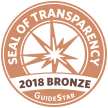 2018 GuideStar Bronze Seal of Transparency